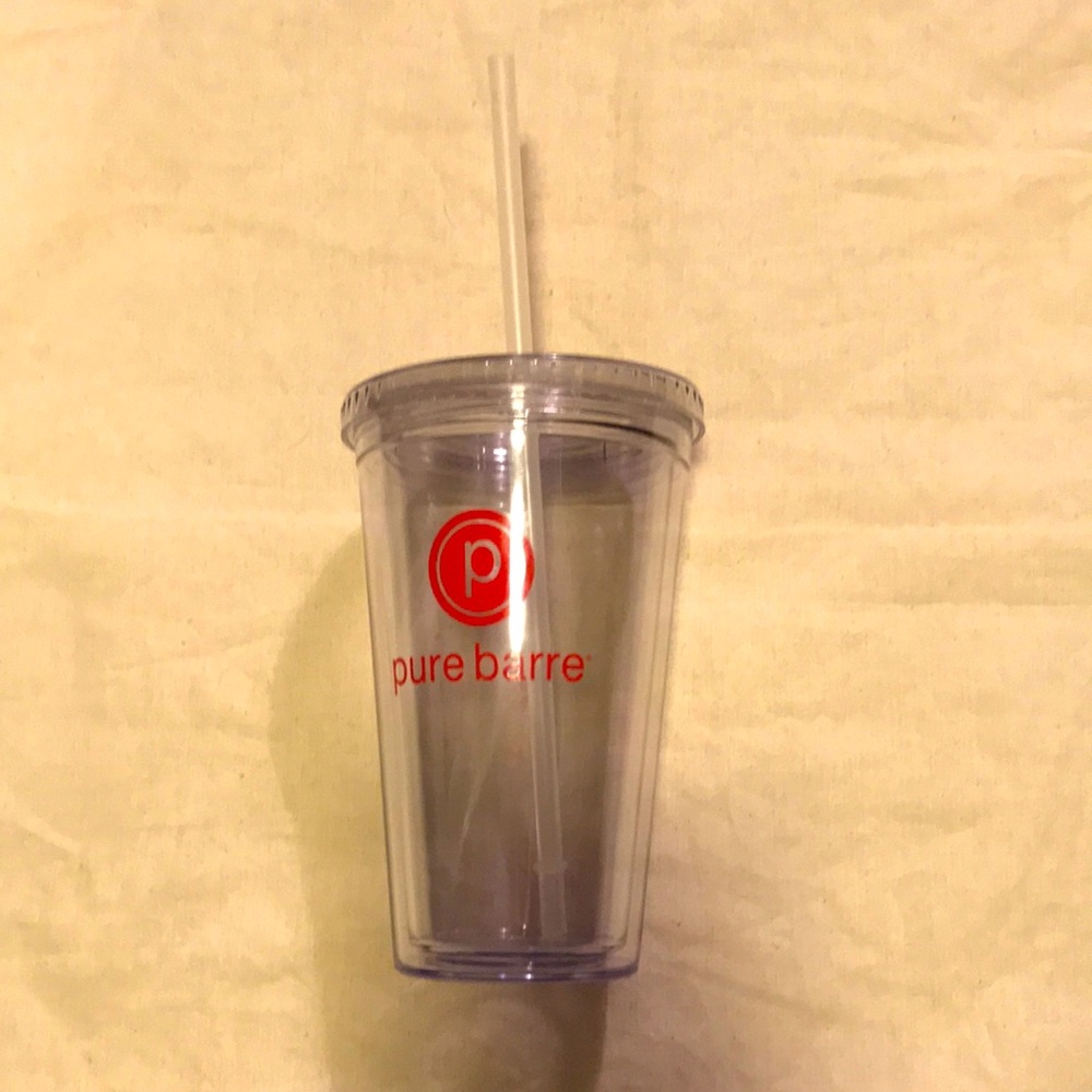 Pure Barre Cup with Straw